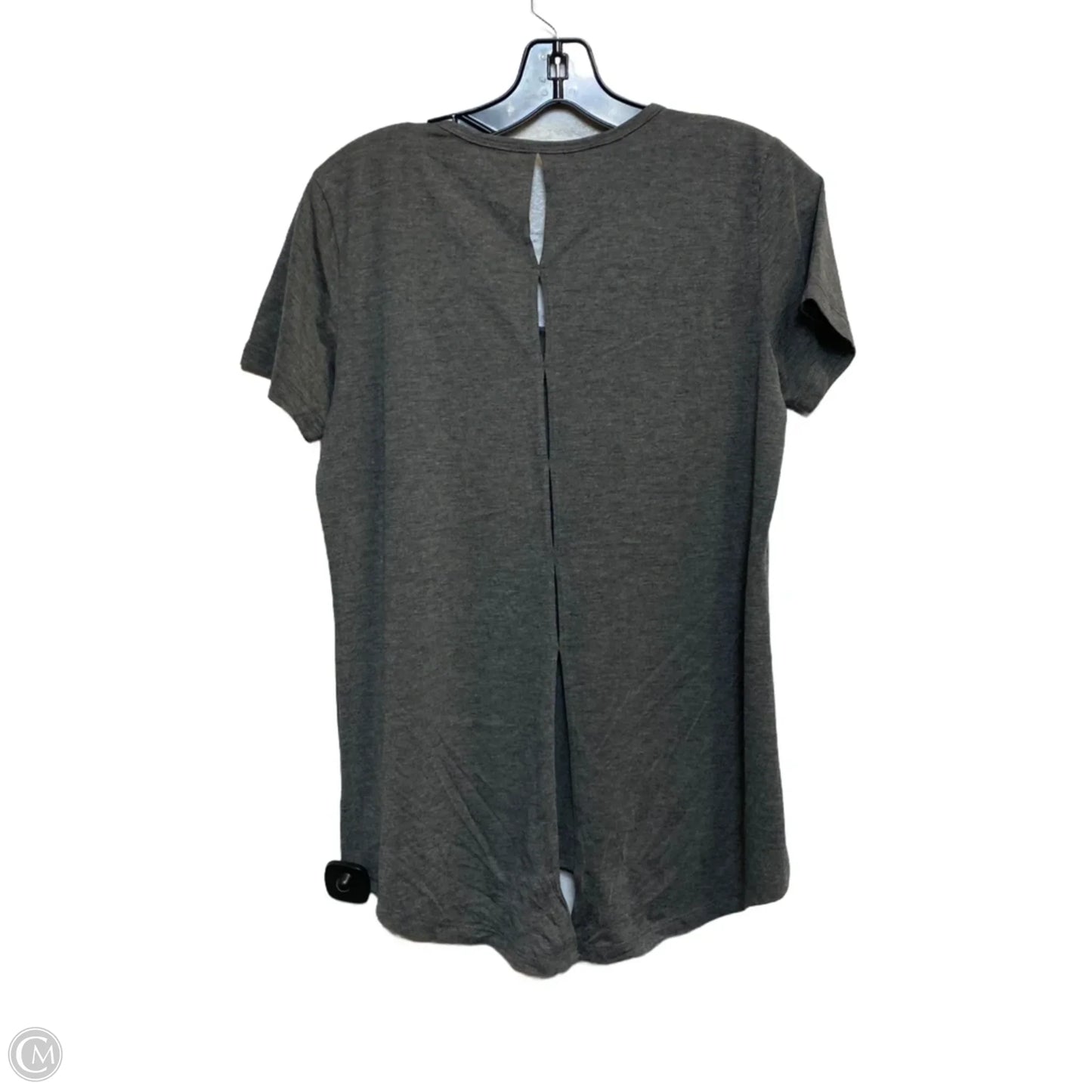 Athletic Top Short Sleeve By Bcg In Grey, Size: M