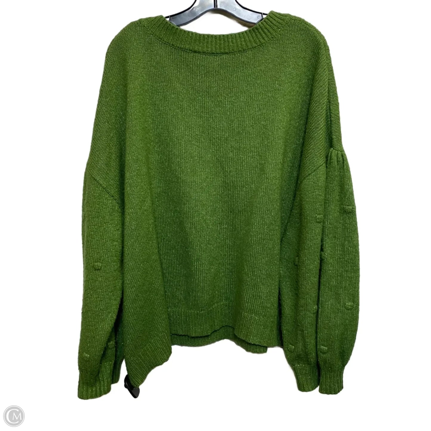 Sweater By Eloquii In Green, Size: 4x
