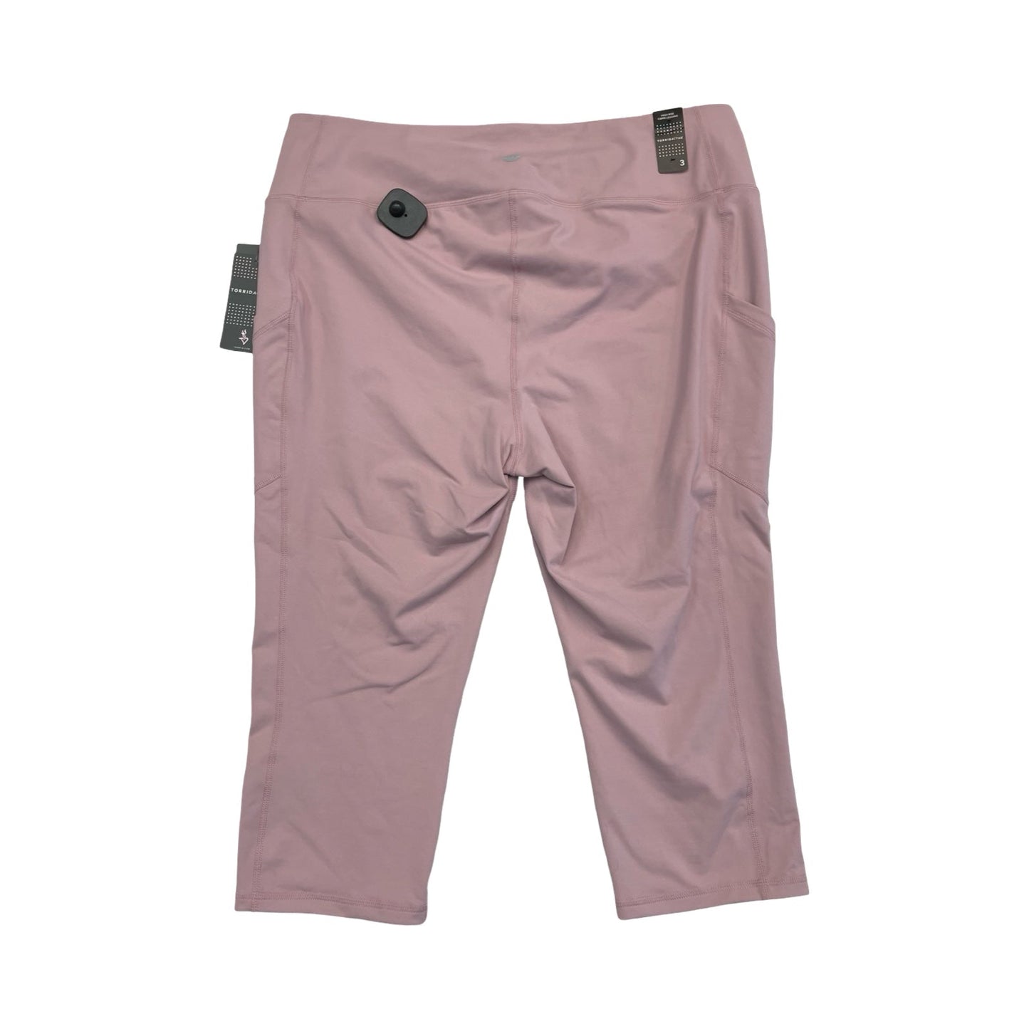 Athletic Capris By Torrid In Pink, Size:3X