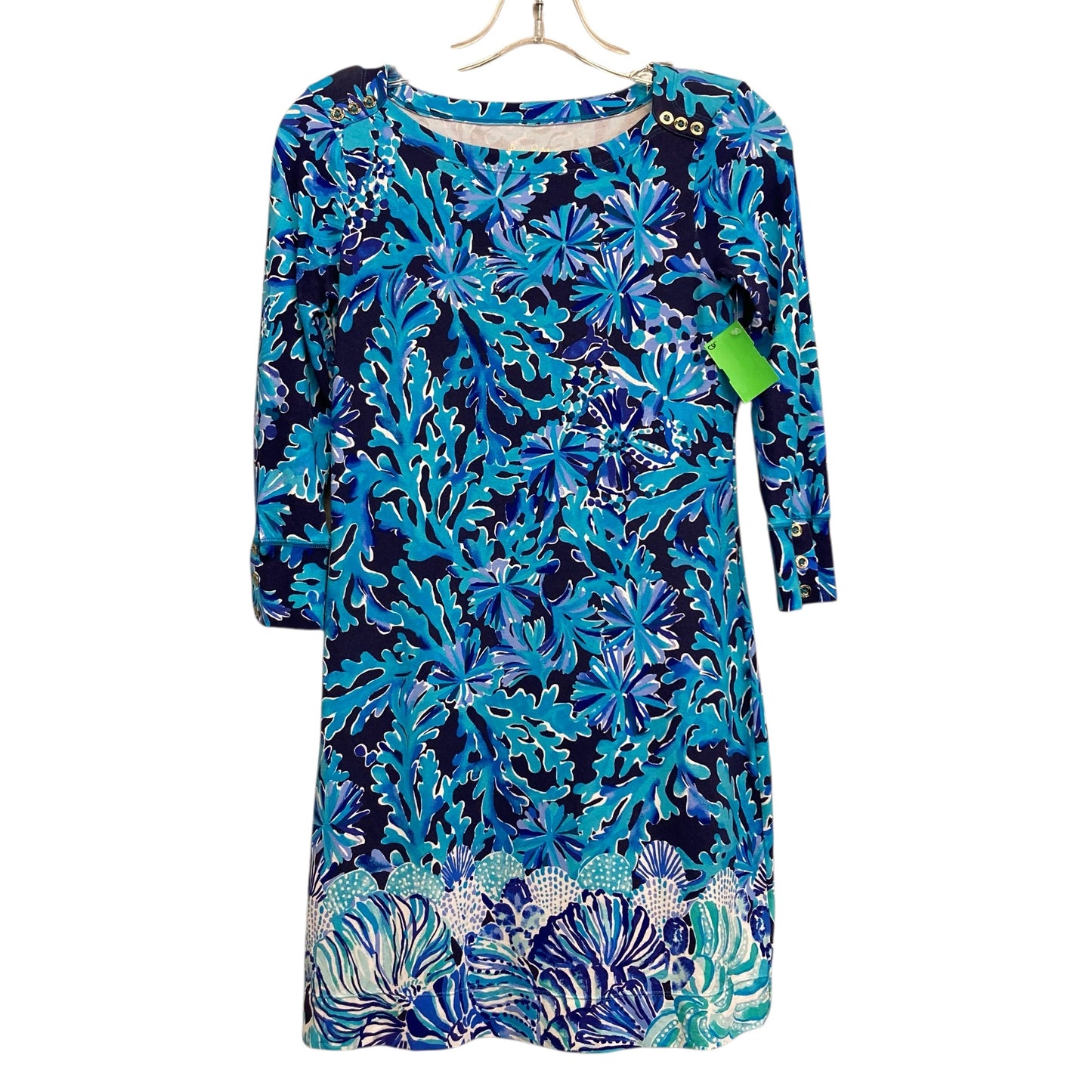 Dress Designer By Lilly Pulitzer In Blue, Size:Xxs