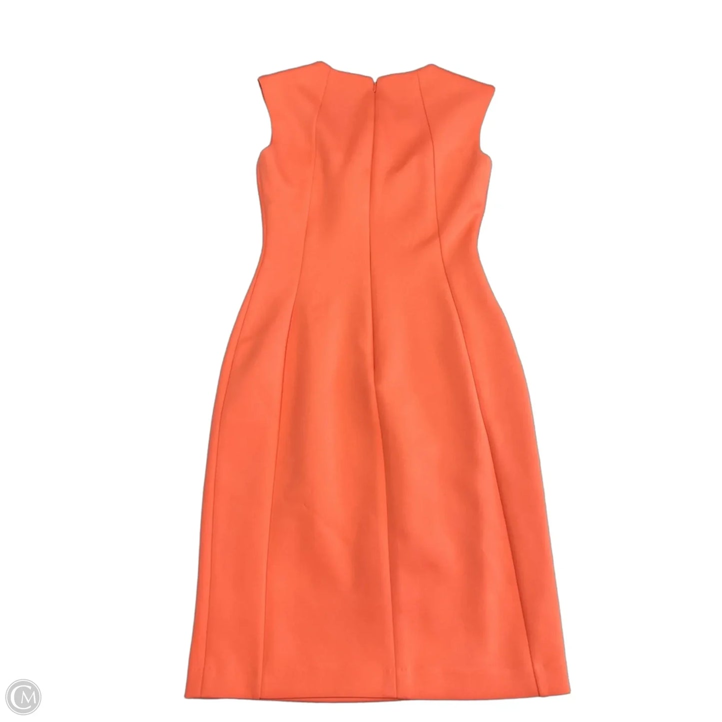 Dress Work By Calvin Klein In Orange, Size: 2
