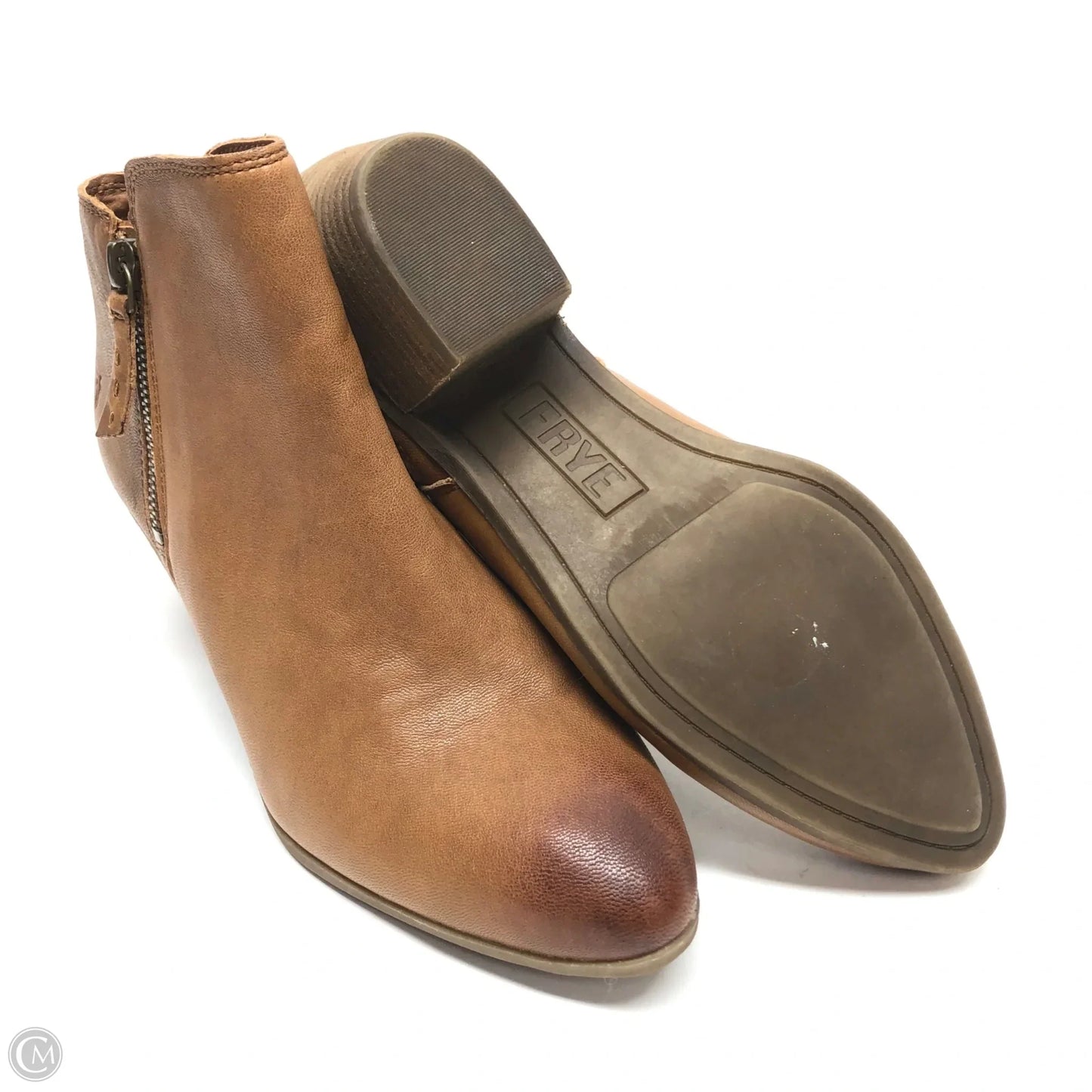 Boots Designer By Frye In Brown, Size: 7.5