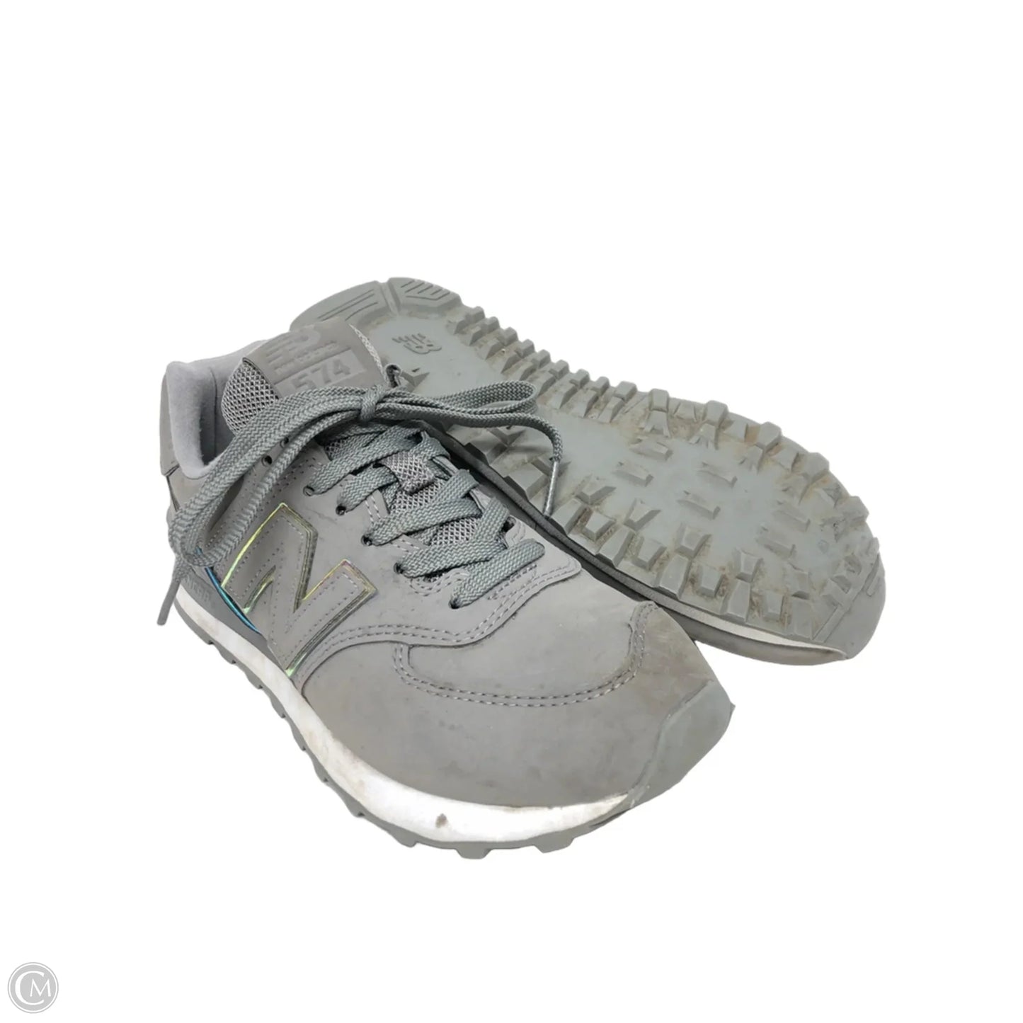 Shoes Sneakers By New Balance In Grey, Size: 7.5