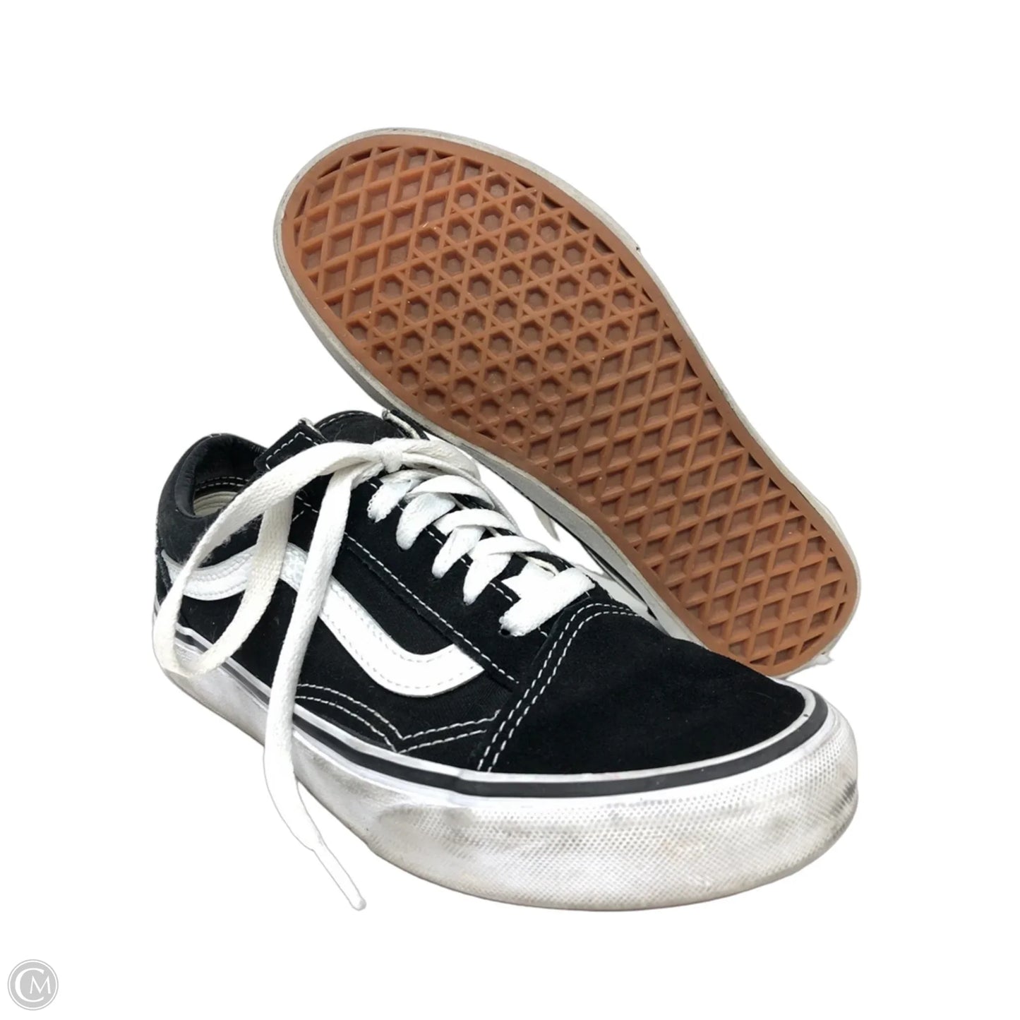Shoes Sneakers By Vans In Black, Size: 7