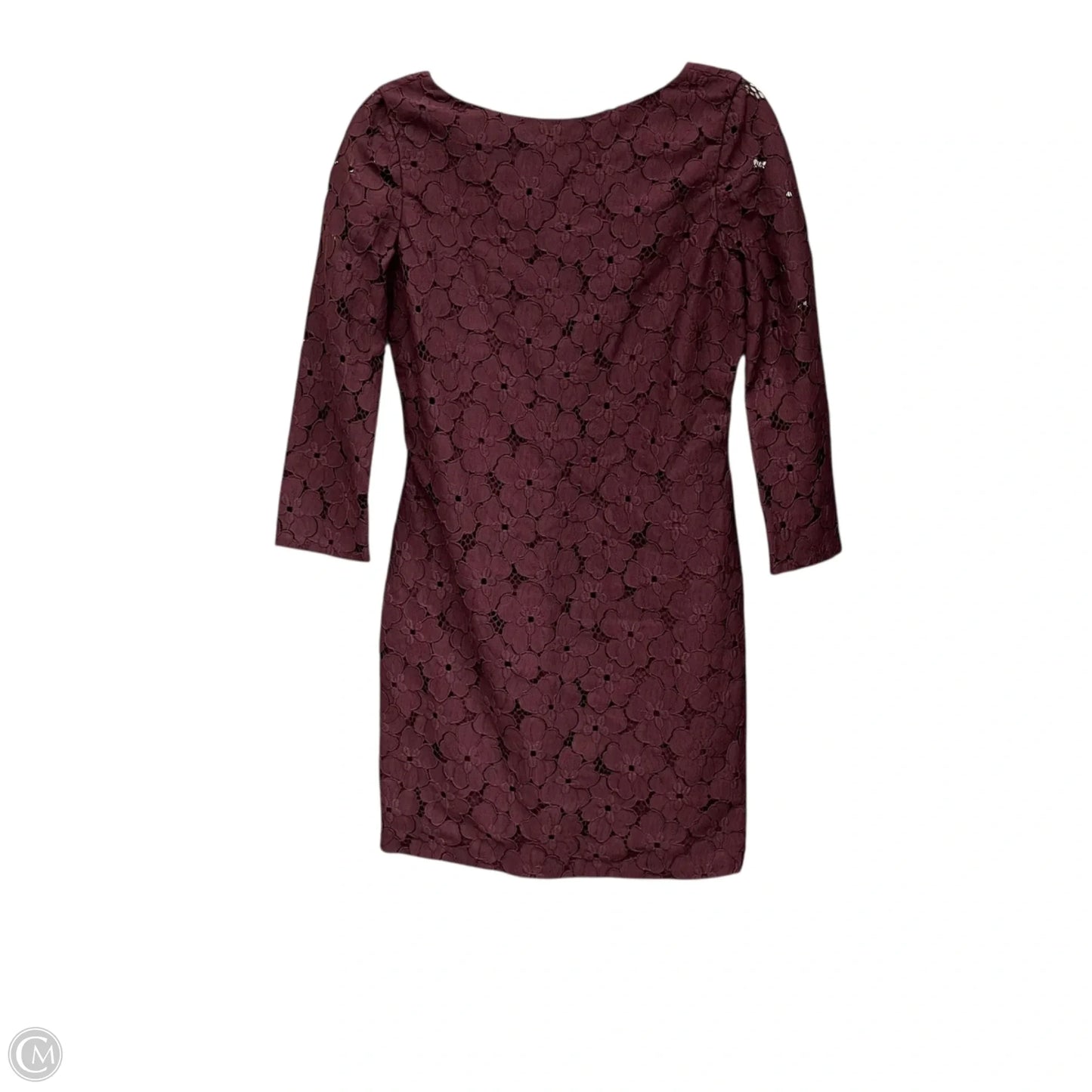 Dress Designer By Diane Von Furstenberg In Maroon, Size: 4