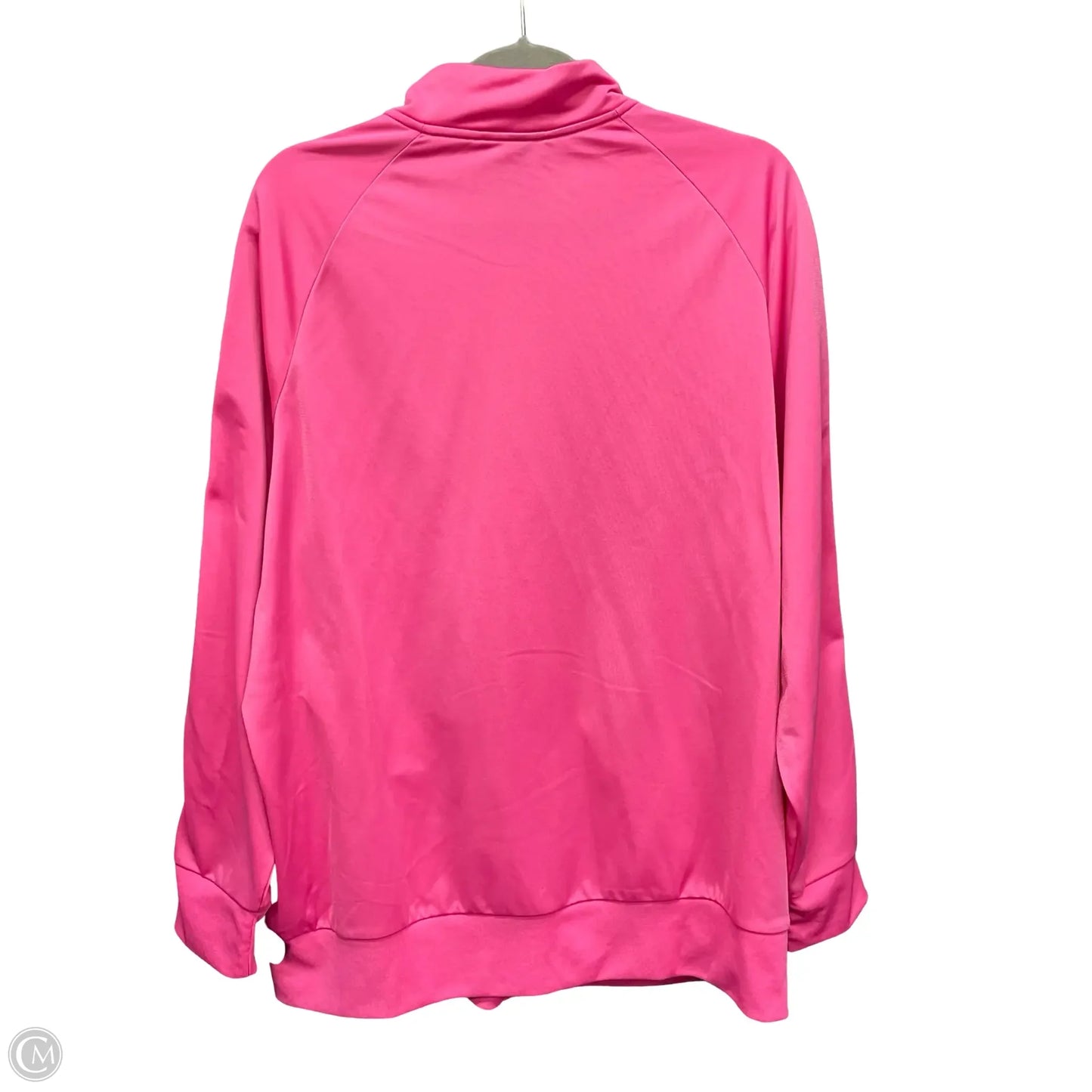 Athletic Jacket By Adidas In Pink, Size: 3x