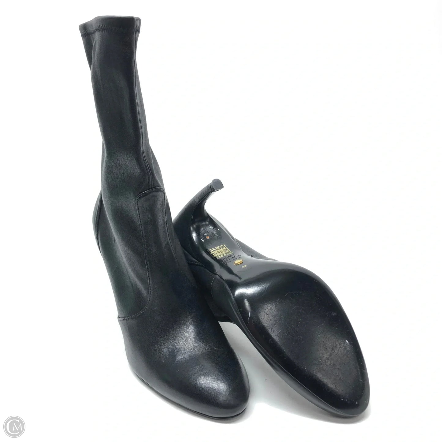 Boots Designer By Stuart Weitzman In Black, Size: 9