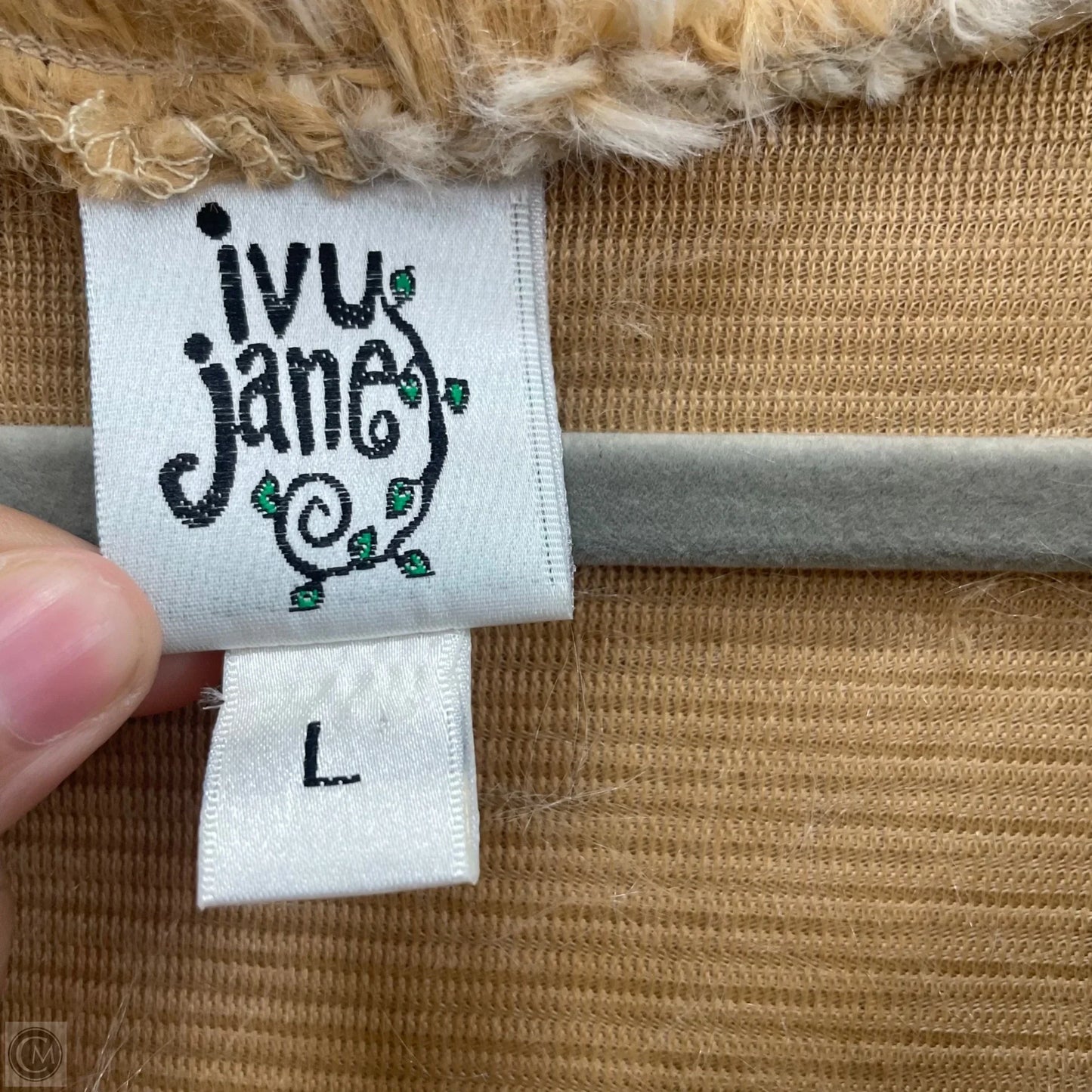 Vest Faux Fur & Sherpa By Ivy Jane In Beige, Size: L
