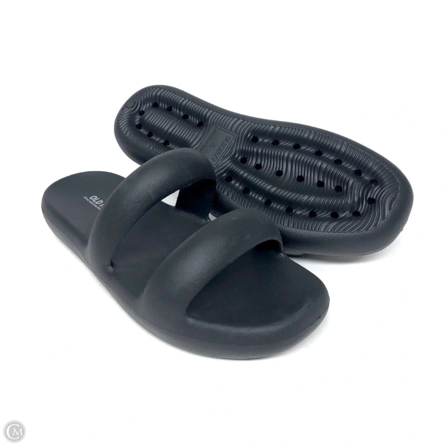 Sandals Flats By Old Navy In Black, Size: 8