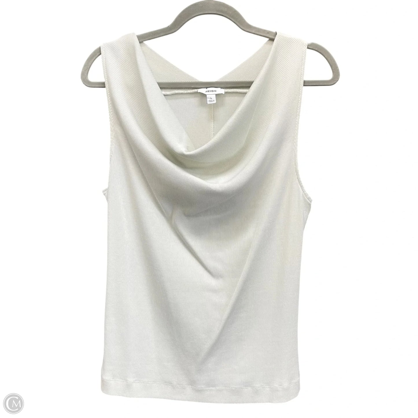 Top Sleeveless By Reiss In Green, Size: L