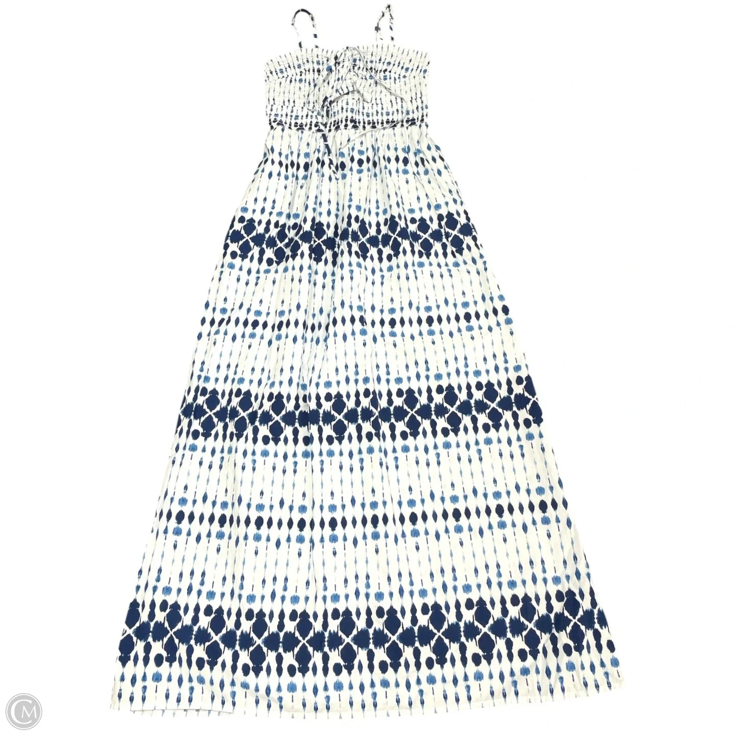 Dress Casual Midi By Universal Thread In Blue & White, Size: Xs