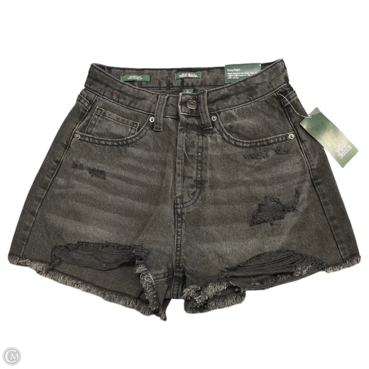 Shorts By Wild Fable In Black Denim, Size: 0