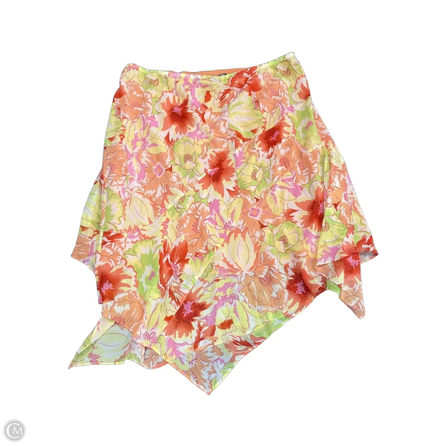 Skirt Midi By Lane Bryant In Floral Print, Size: 3x