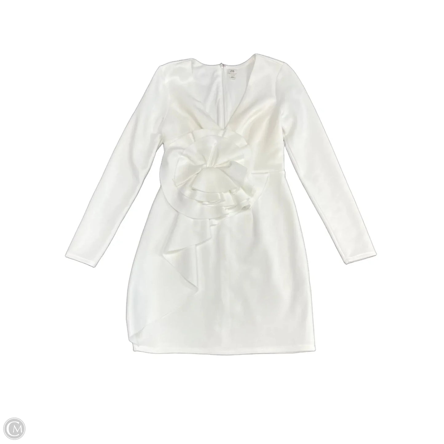 Dress Party Short By River Island In White, Size: 8