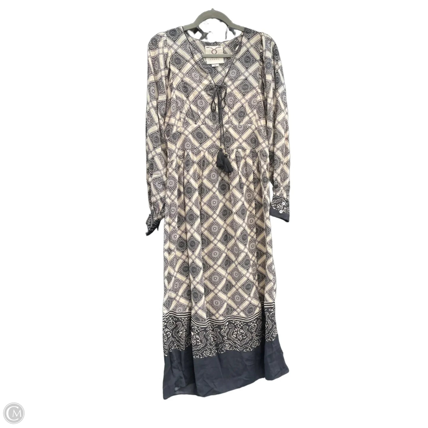 Dress Casual Midi By Cma In Black & Cream, Size: Xs