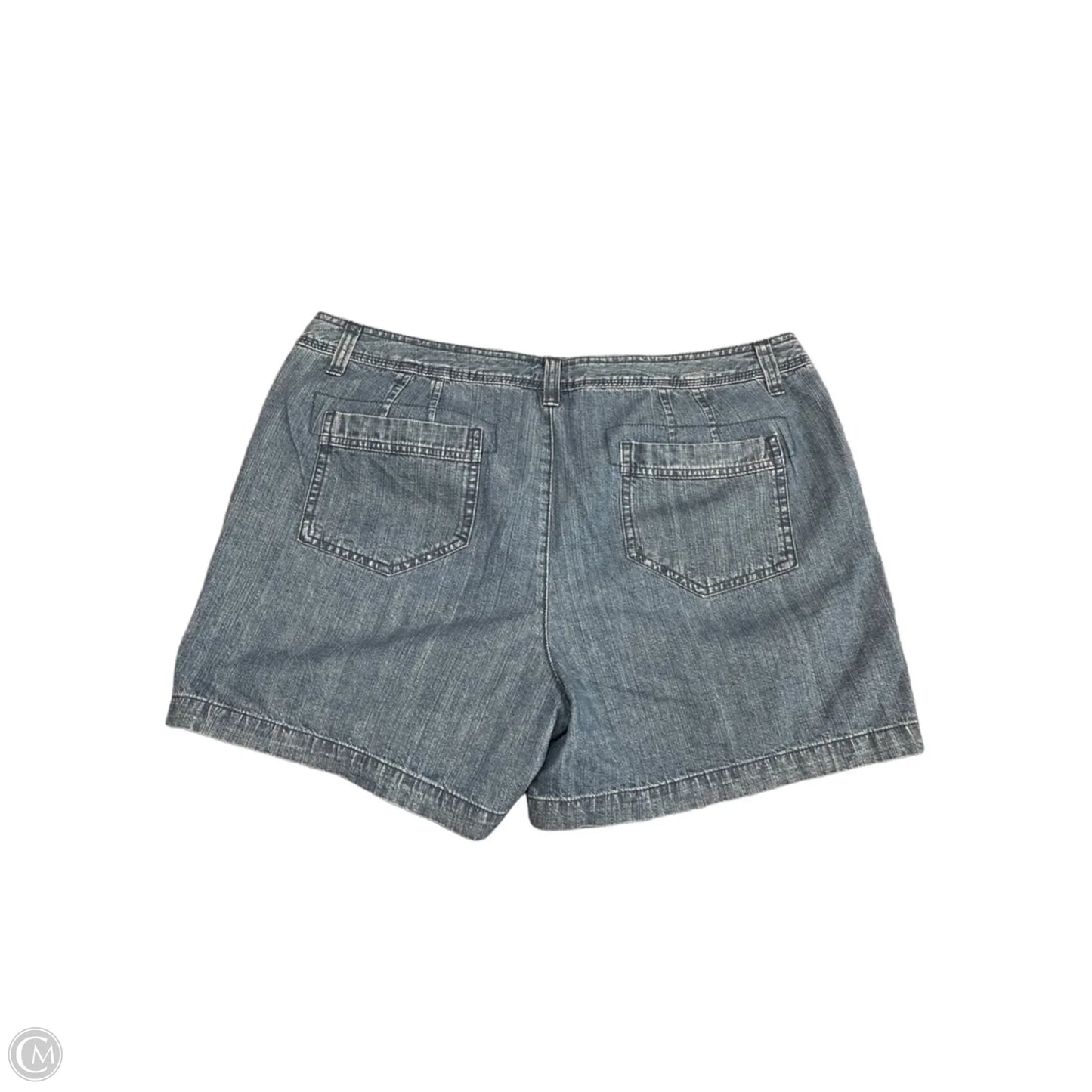 Shorts By Natural Reflections In Blue Denim, Size: 16