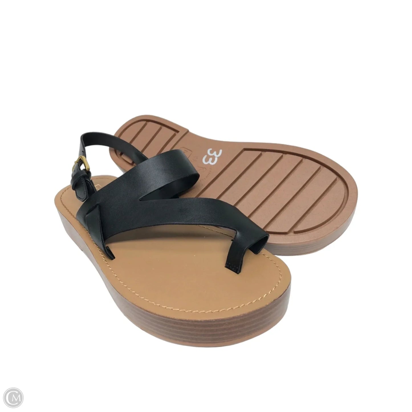 Sandals Flats By Franco Sarto In Black, Size: 6