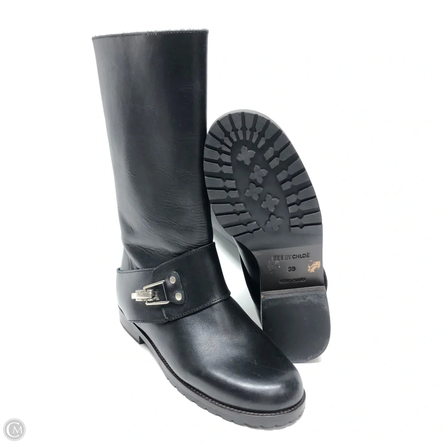 Boots Designer By See By Chloe In Black, Size: 6