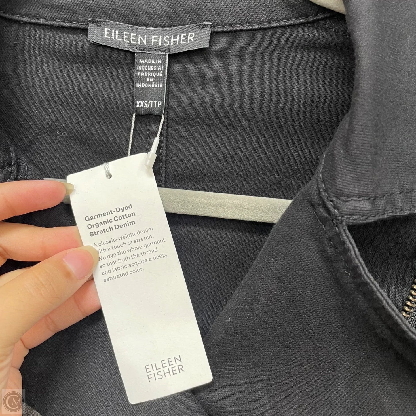 Jacket Other By Eileen Fisher In Black, Size: Xxs