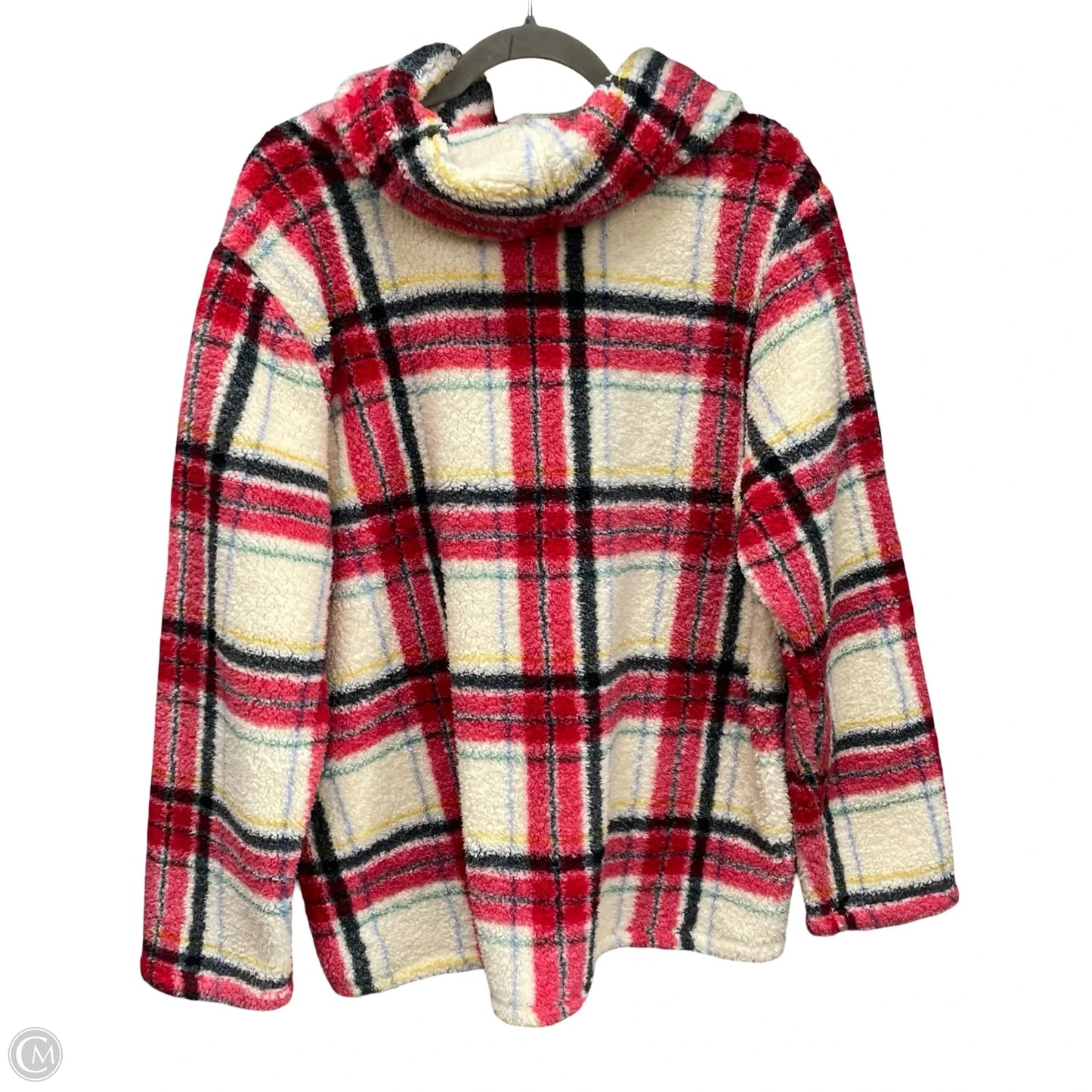 Sweater By Style And Company In Red & Tan, Size: Xxl