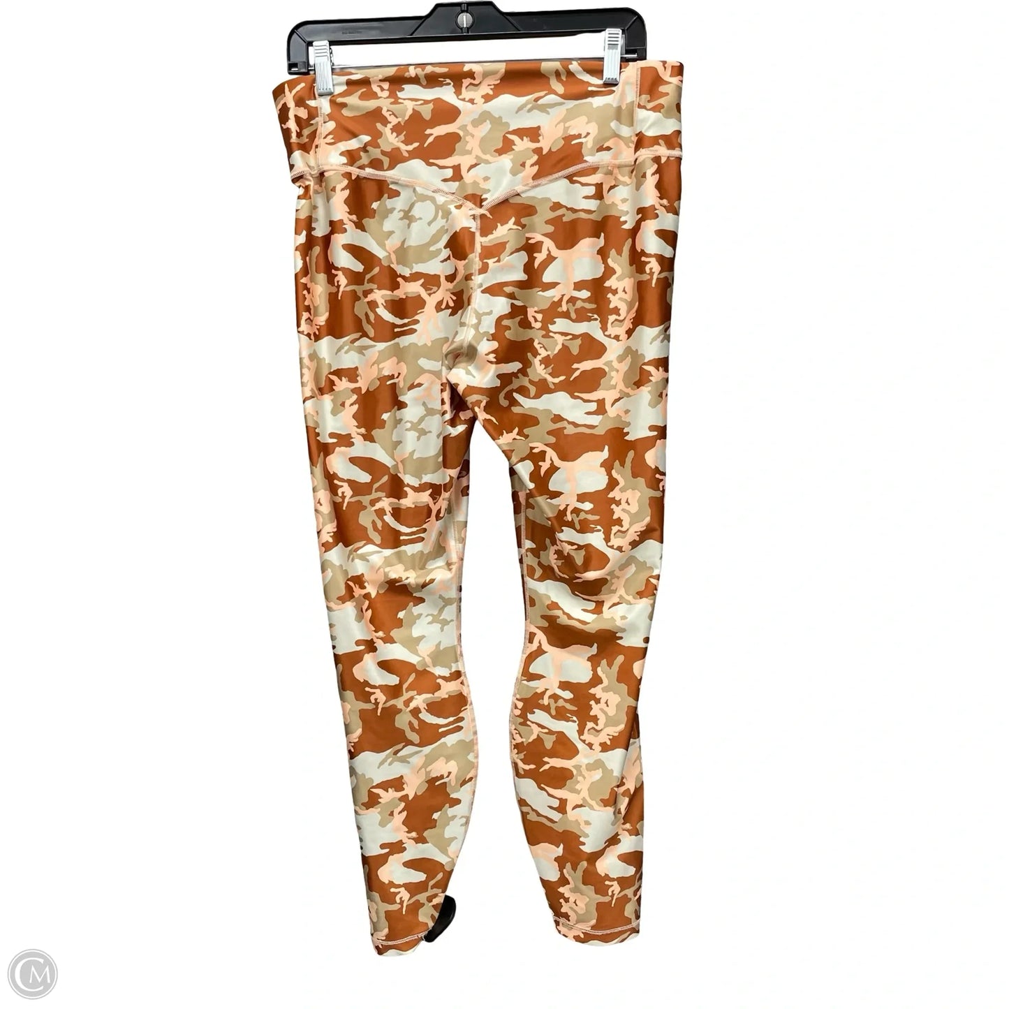 Athletic Leggings By Nike Apparel In Orange, Size: Xl