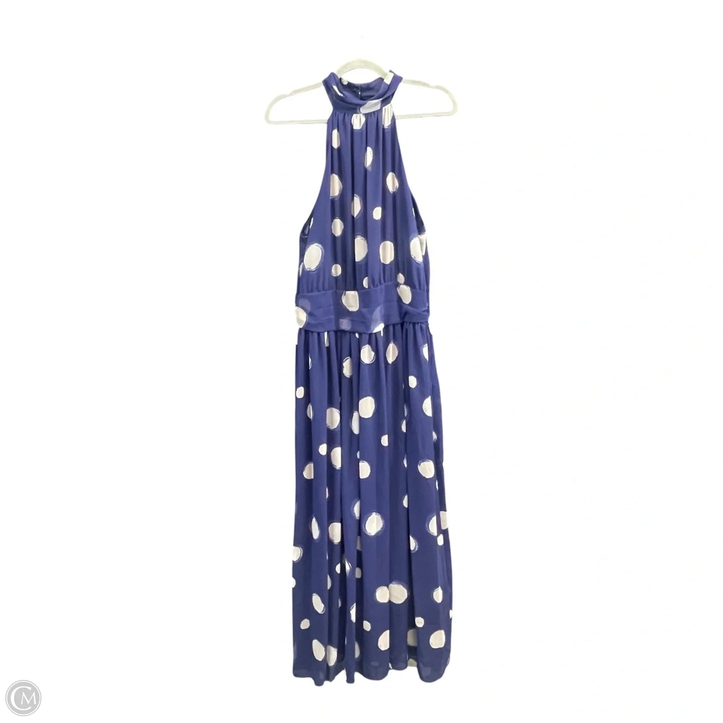 Dress Casual Maxi By Worthington In Blue & White, Size: 16