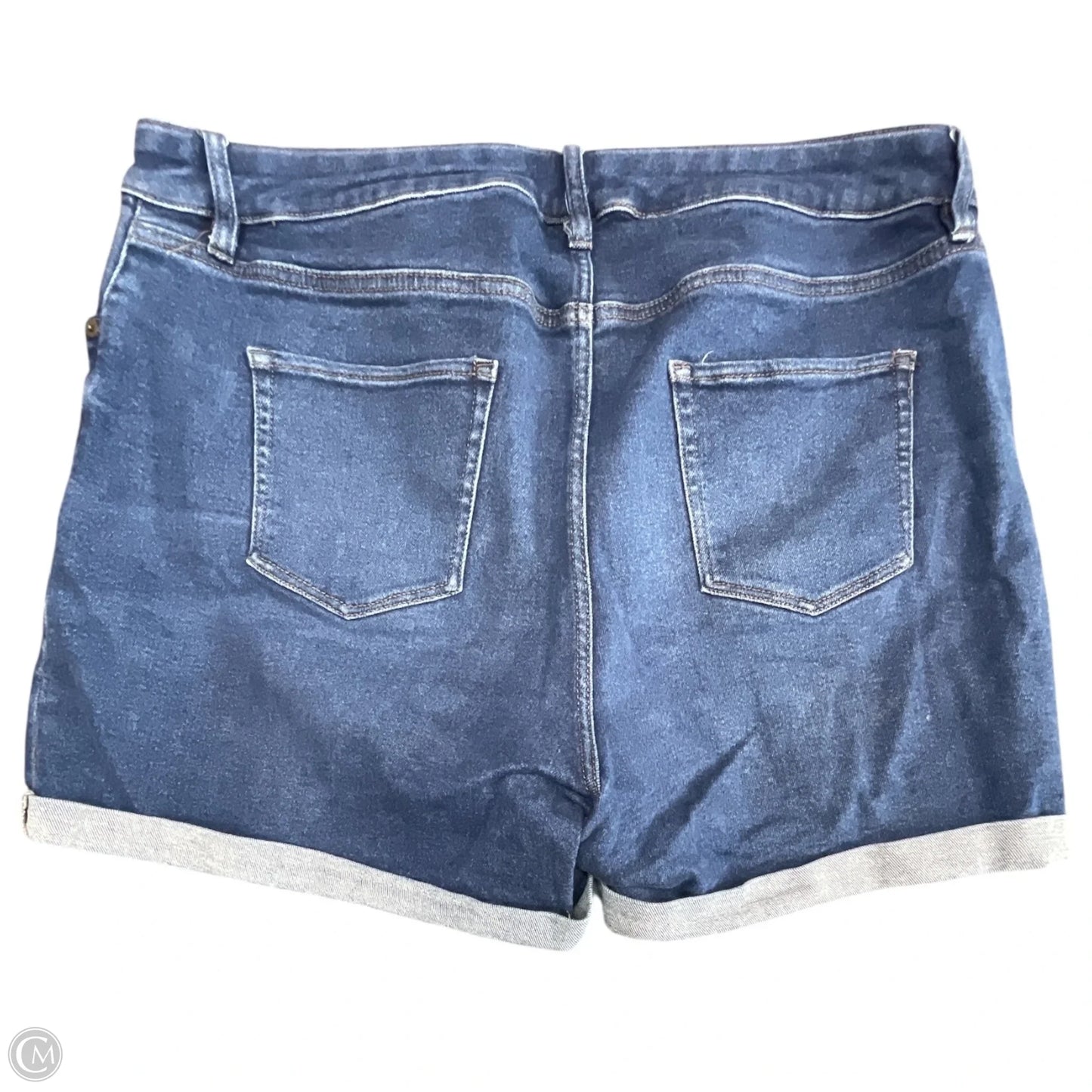 Shorts By Ava & Viv In Blue Denim, Size: 18