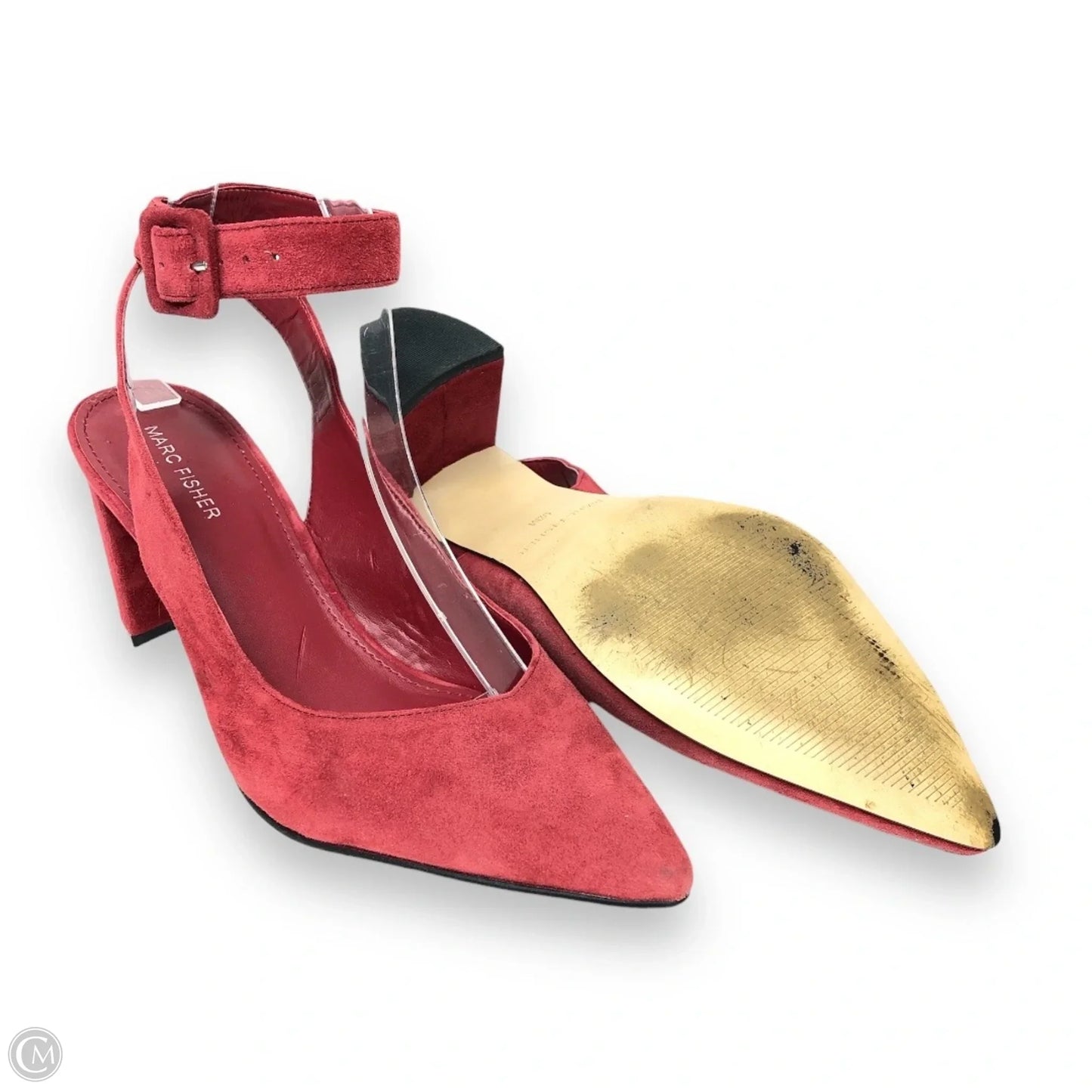 Shoes Heels Block By Marc Fisher In Red, Size: 9.5