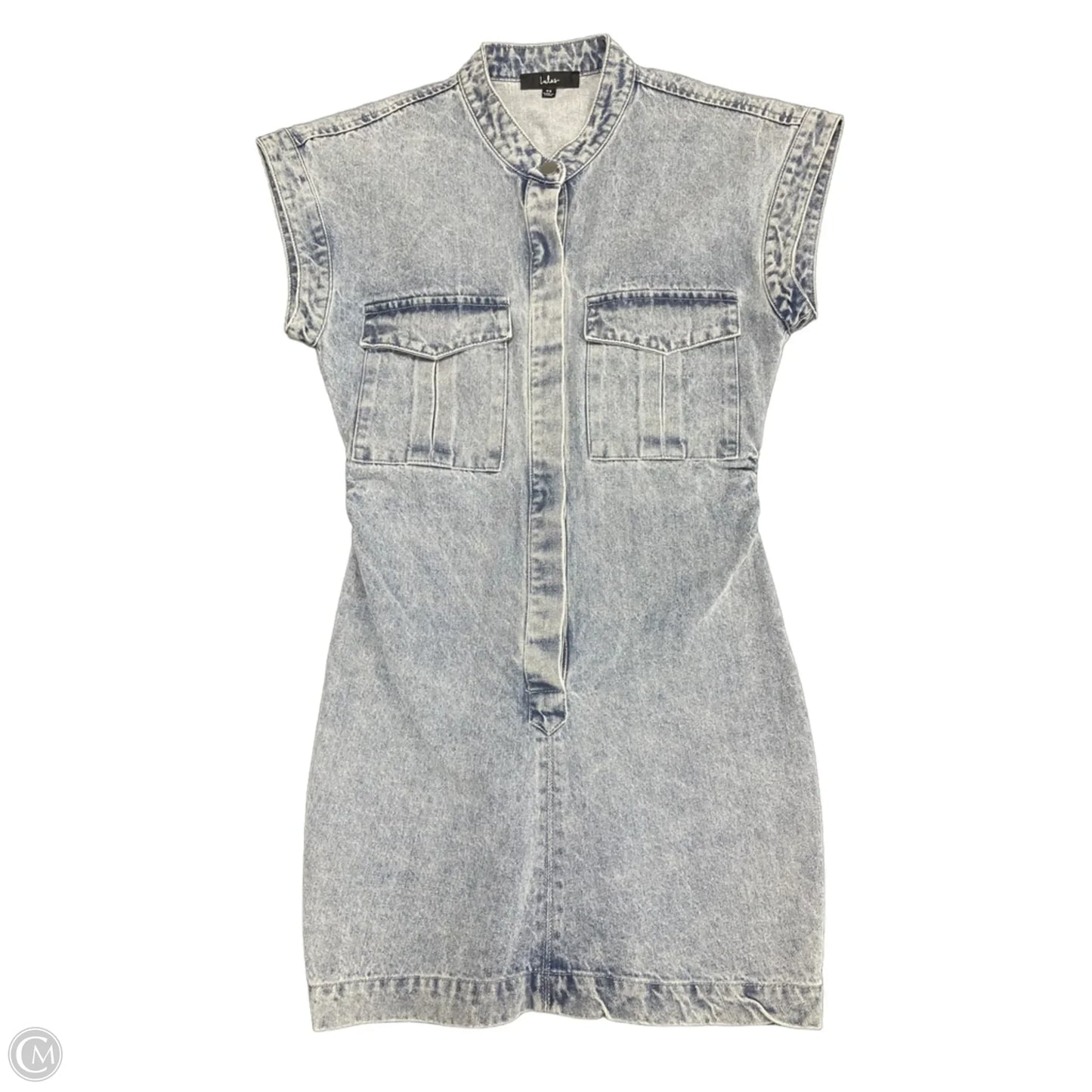 Dress Casual Short By Lulus In Blue Denim, Size: Xs