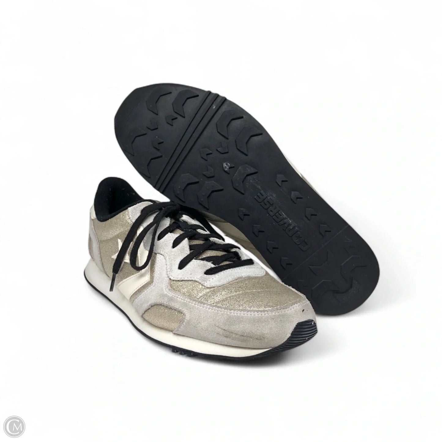 Shoes Sneakers By Converse In Grey & Silver, Size: 10.5