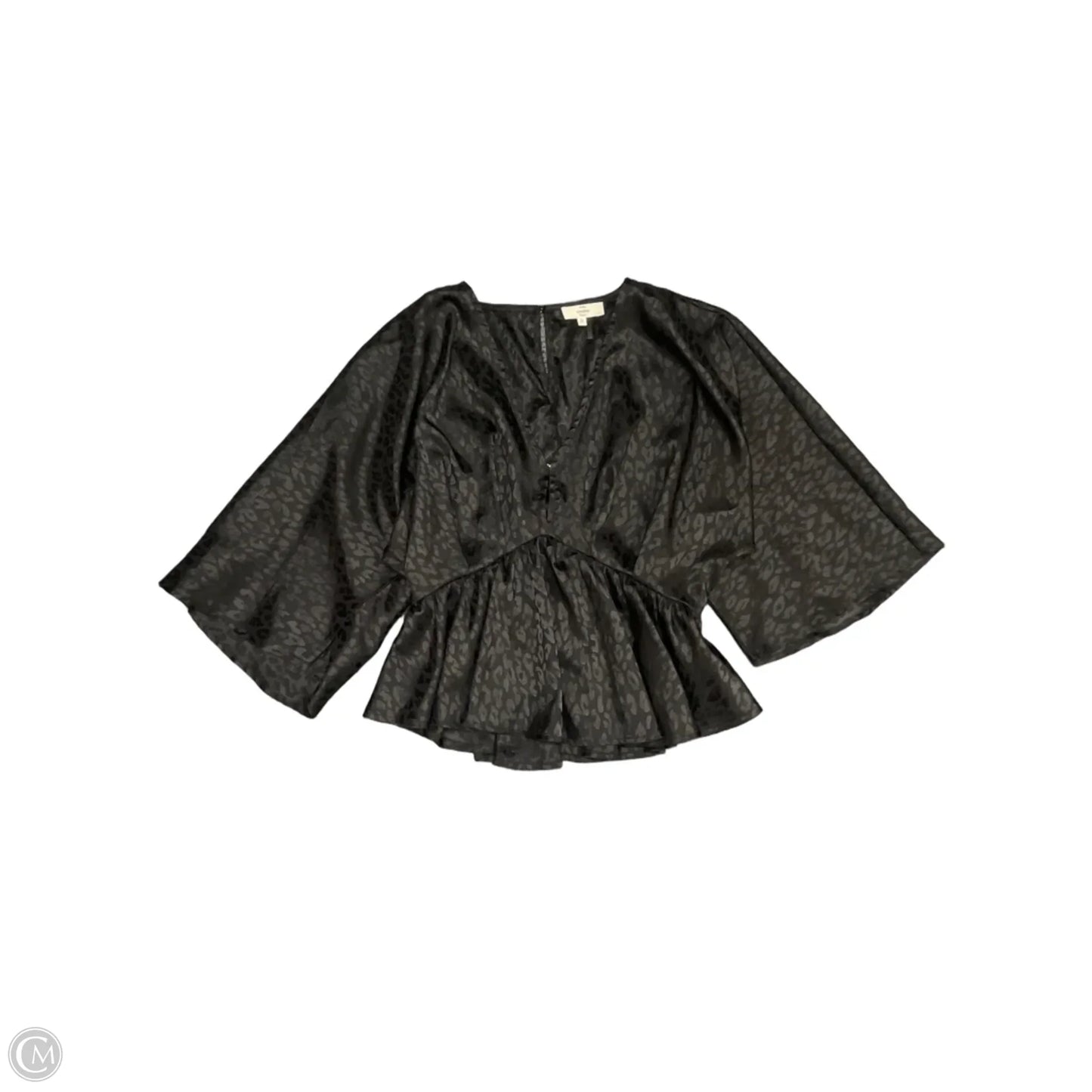 Top Short Sleeve By Entro In Black, Size: S