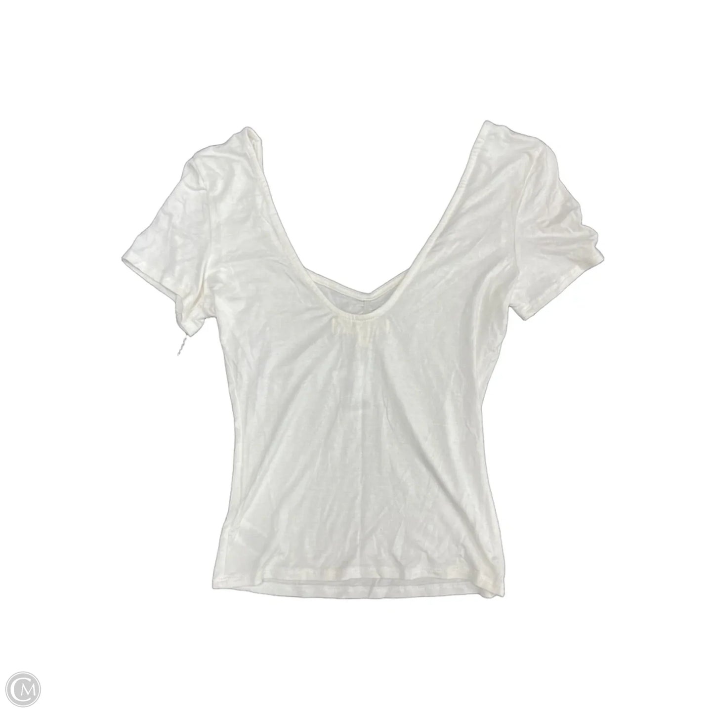 Top Short Sleeve Basic By Project Social Tee In White, Size: L