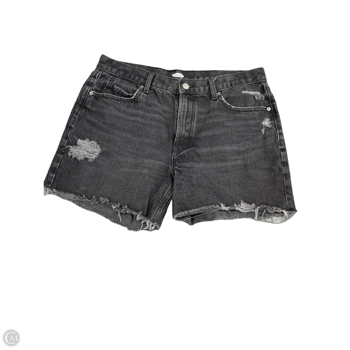 Shorts By Old Navy In Black Denim, Size: 12