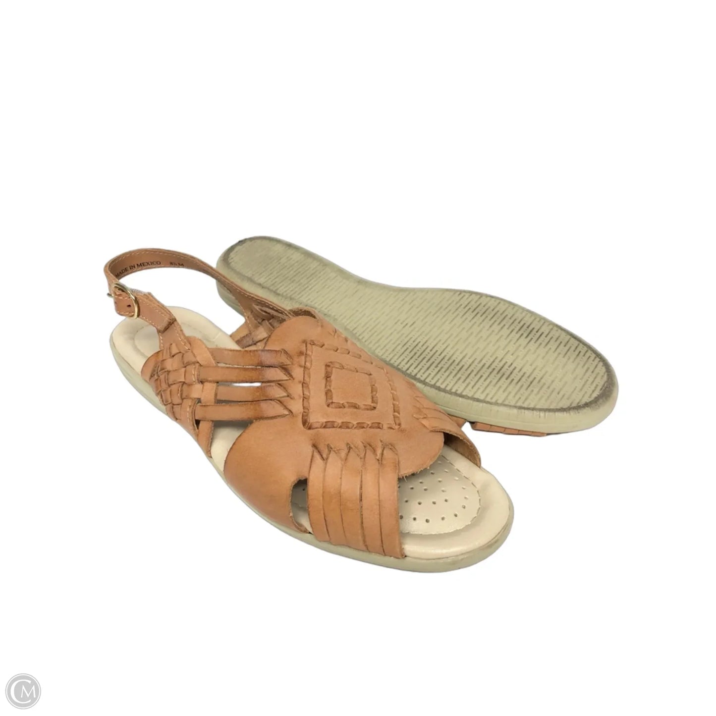 Sandals Flats By Softspots In Brown, Size: 8.5