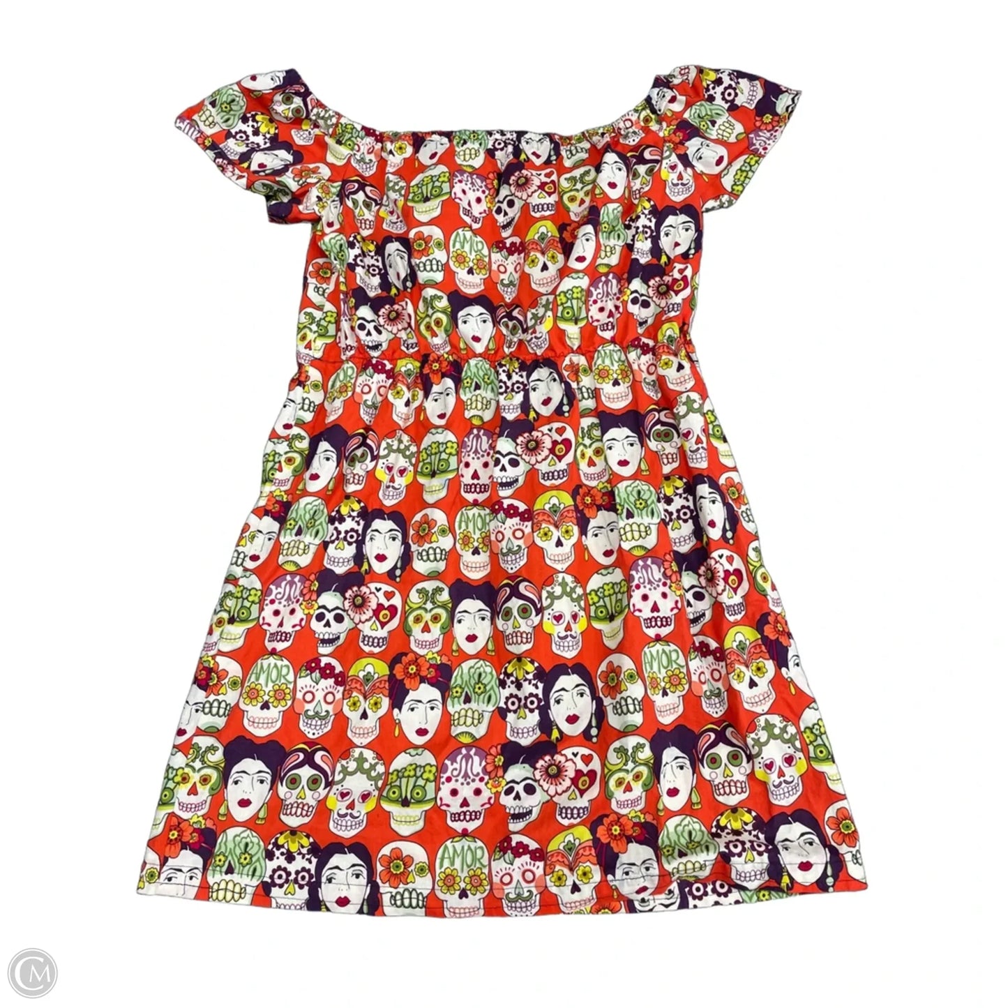 Dress Casual Short By Cme In Red, Size: M
