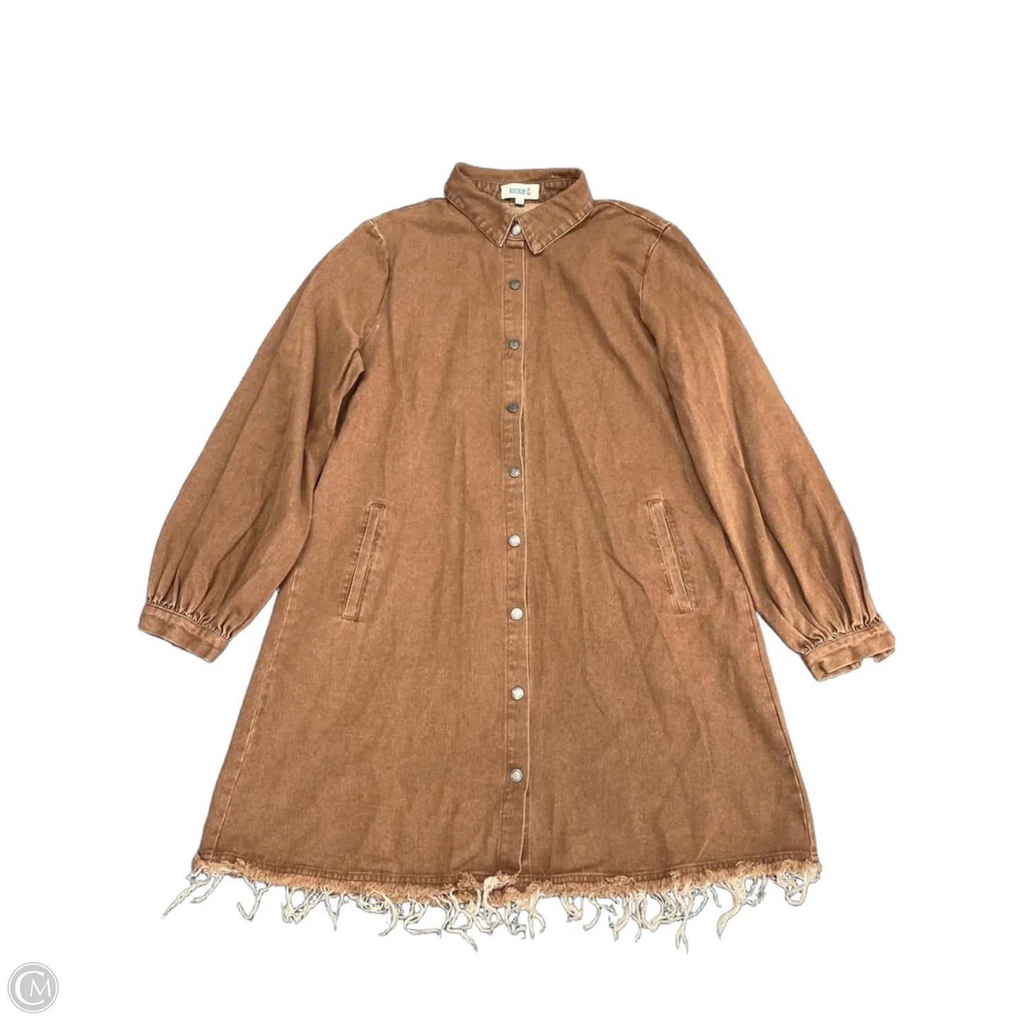 Dress Casual Short By Cmc In Brown, Size: L