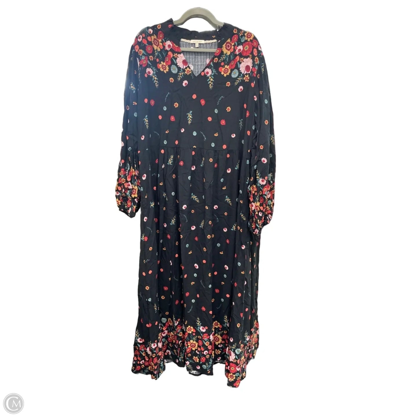 Dress Casual Maxi By Cmc In Black, Size: Xl