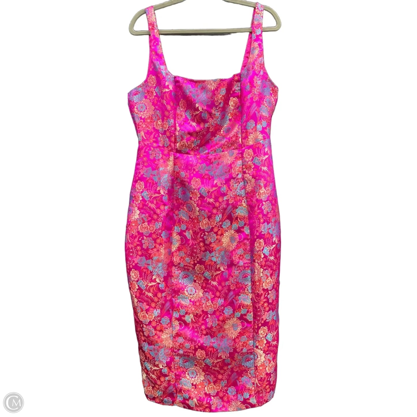 Dress Party Midi By Fashion Nova In Pink, Size: Xl