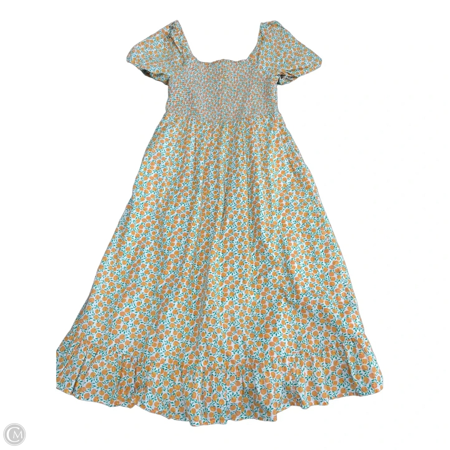 Dress Casual Short By J. Crew In Green & Orange, Size: S