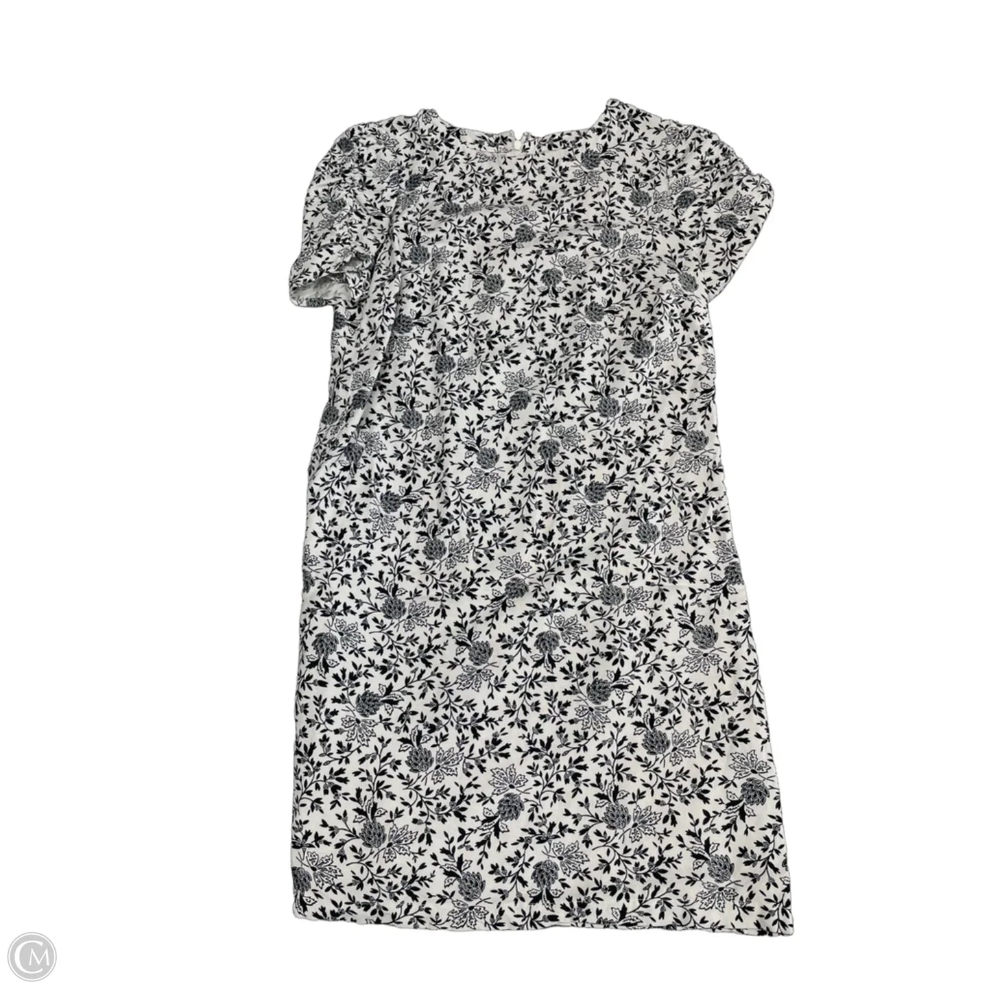 Dress Casual Short By Loft In Blue & White, Size: 0