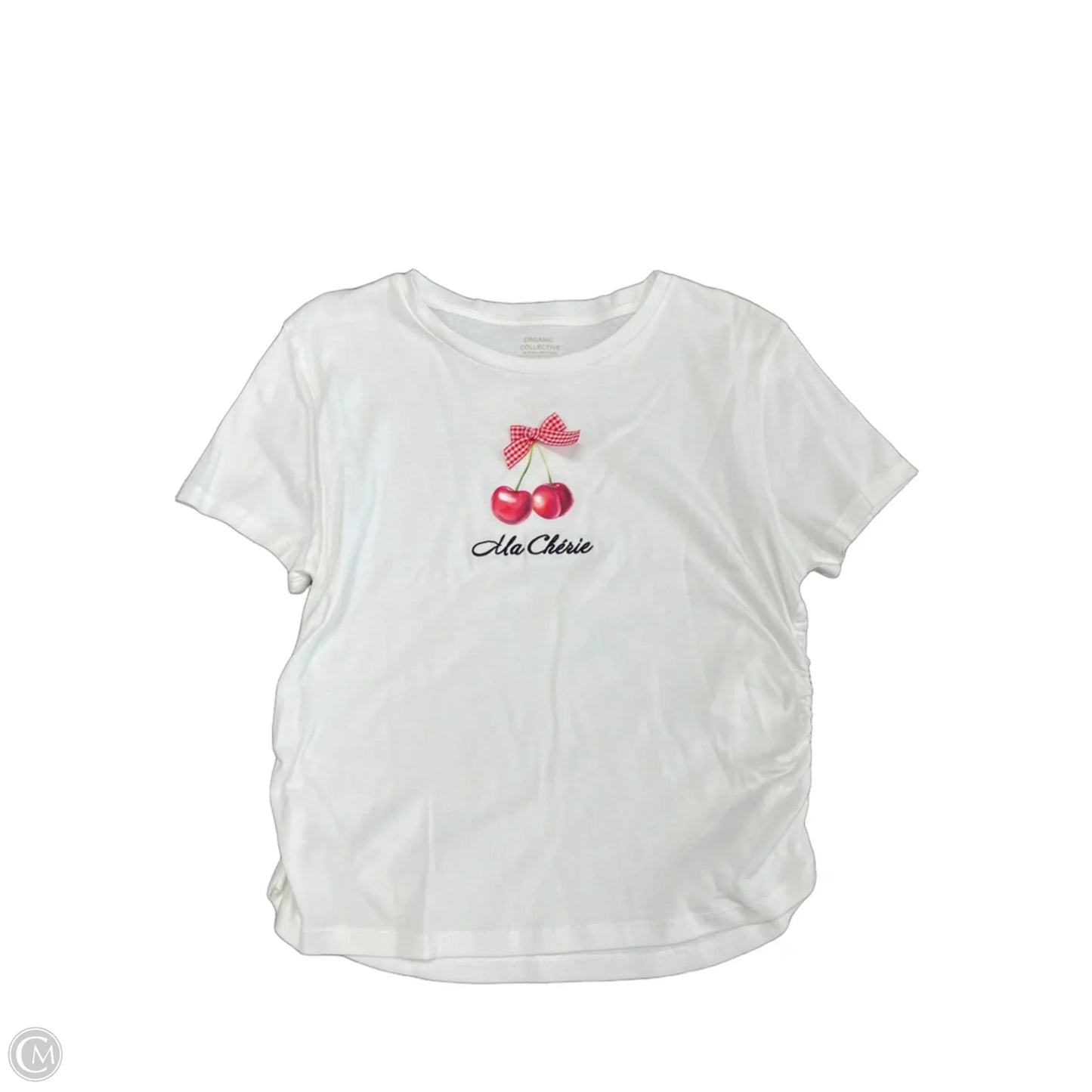 Top Short Sleeve Basic By Clothes Mentor In White, Size: Xl