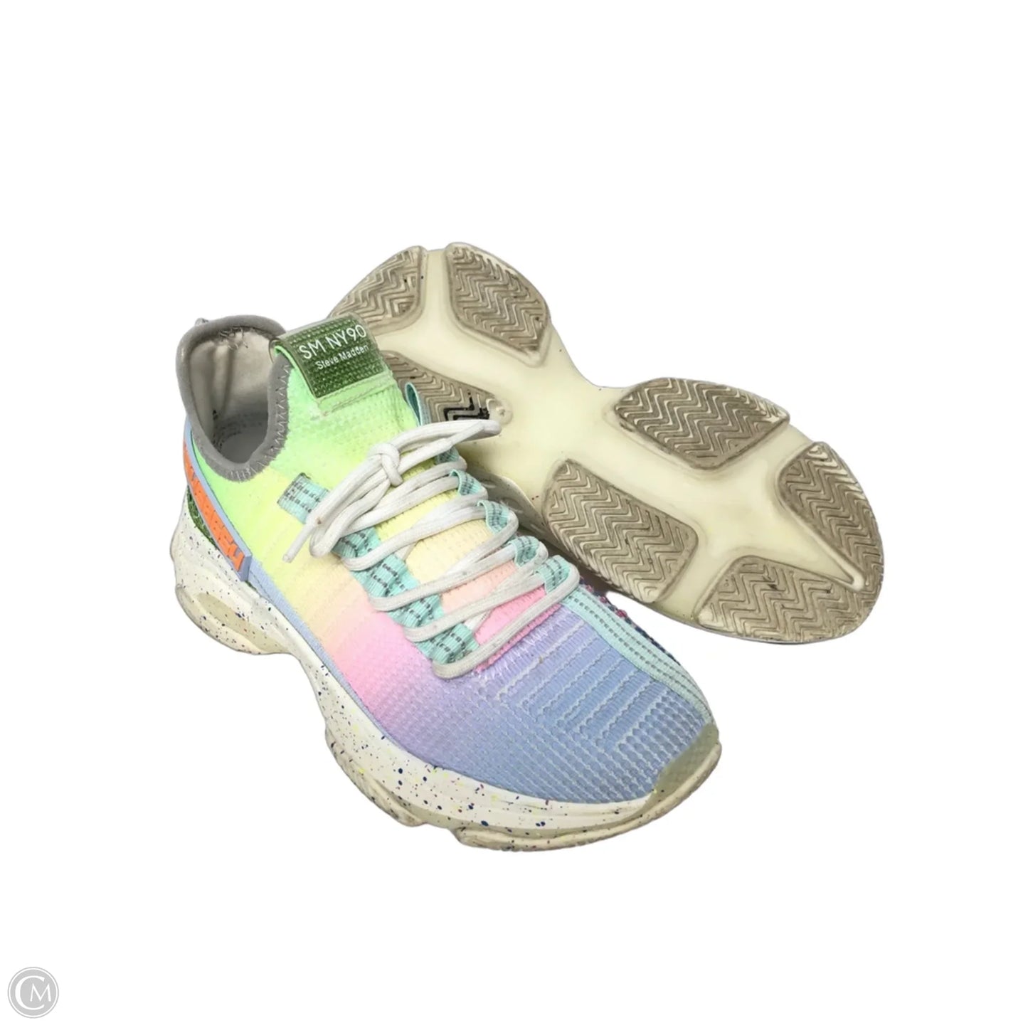 Shoes Sneakers By Steve Madden In Green & Purple, Size: 8.5