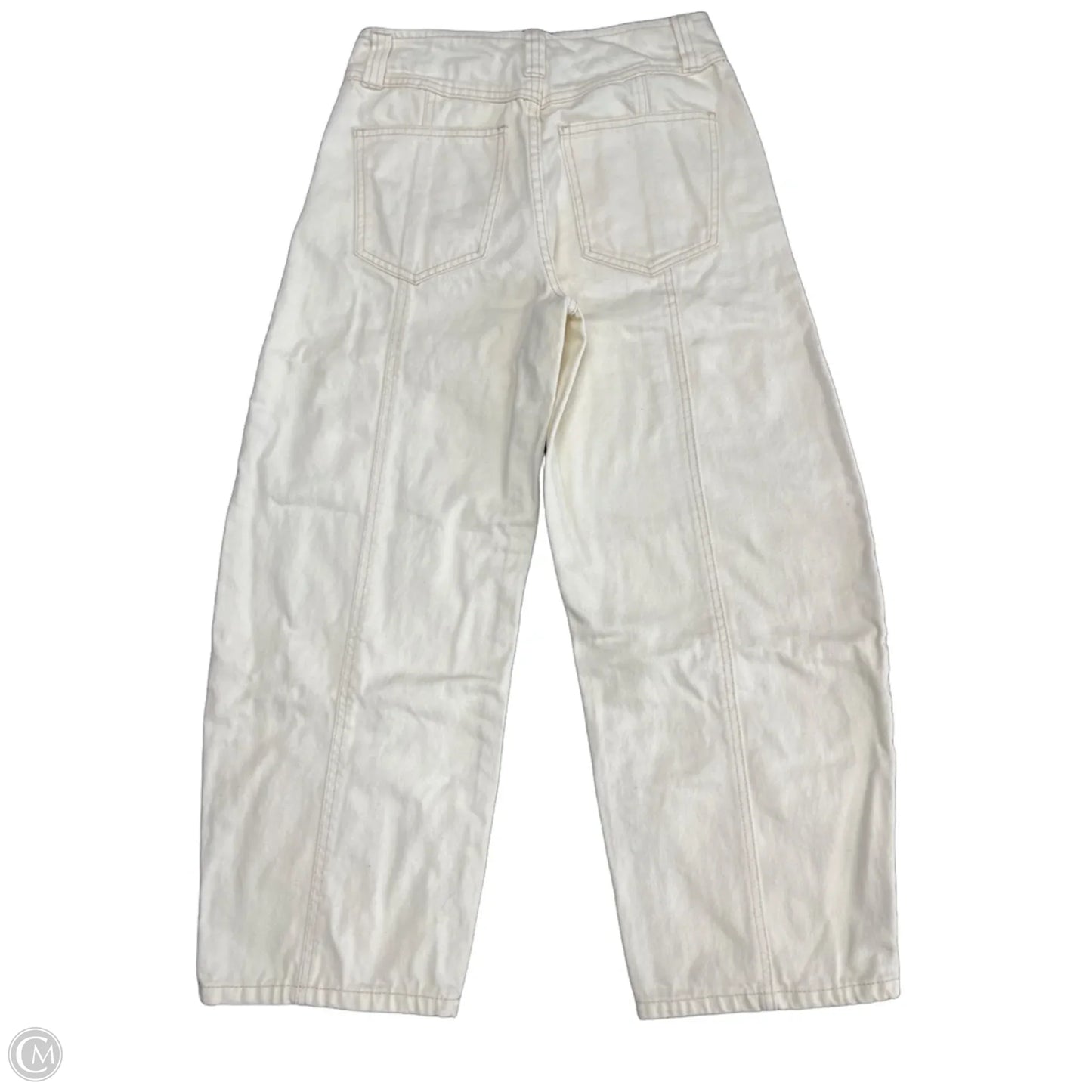 Jeans Straight By Universal Thread In Cream, Size: 4