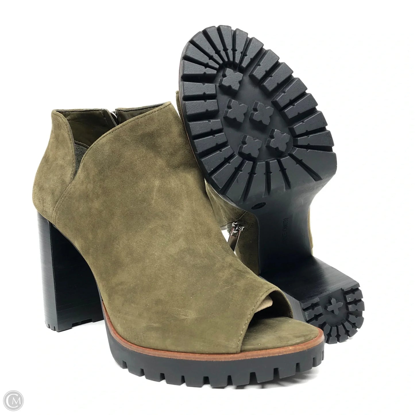 Sandals Block Heels By Vince Camuto In Green, Size: 11