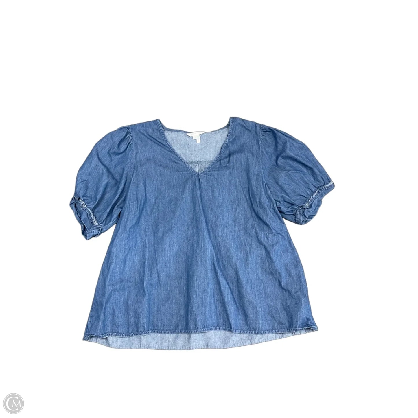 Top Short Sleeve By Draper James In Blue, Size: Xl