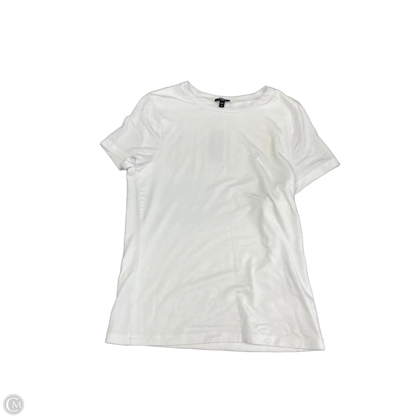 Top Short Sleeve By Express In White, Size: M