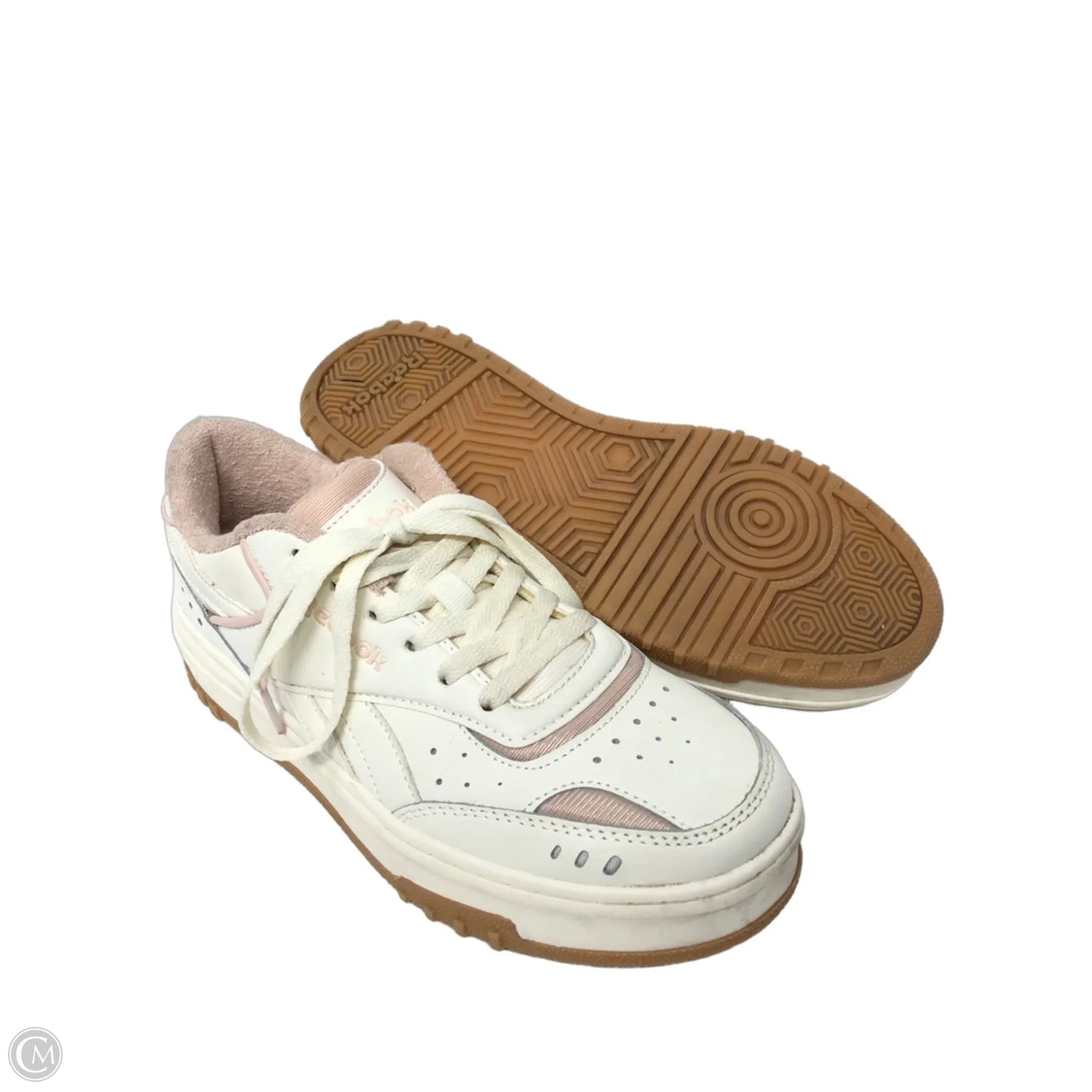Shoes Sneakers By Reebok In Pink & White, Size: 9