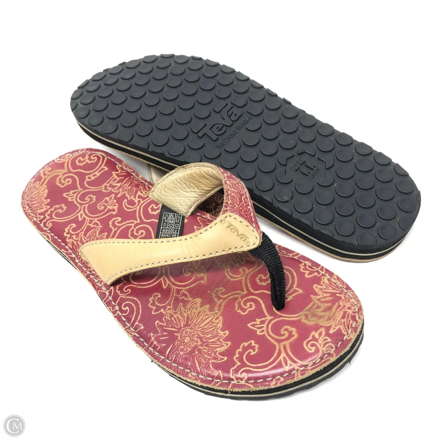 Sandals Flats By Teva In Red, Size: 7