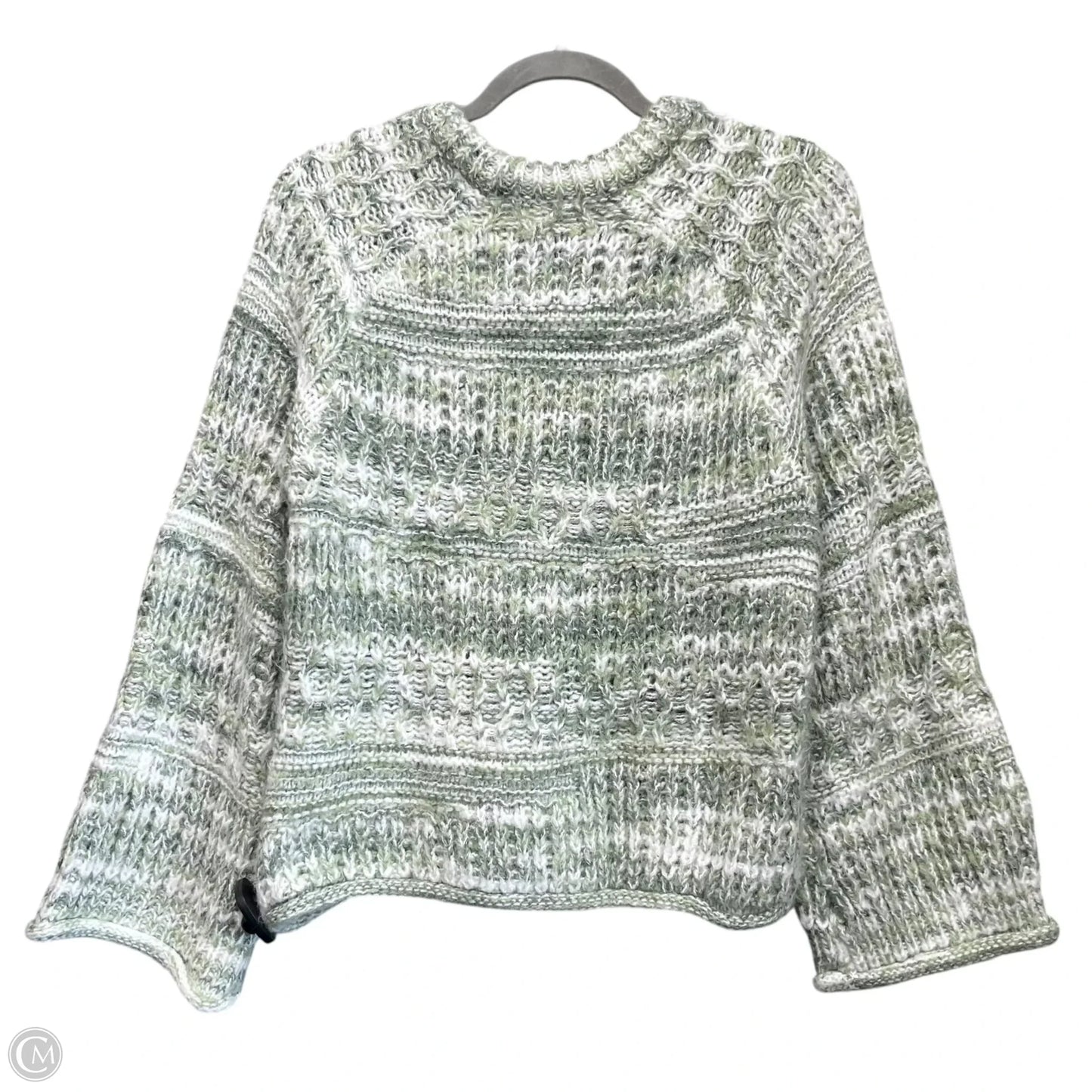 Sweater By Universal Thread In Green & White, Size: S