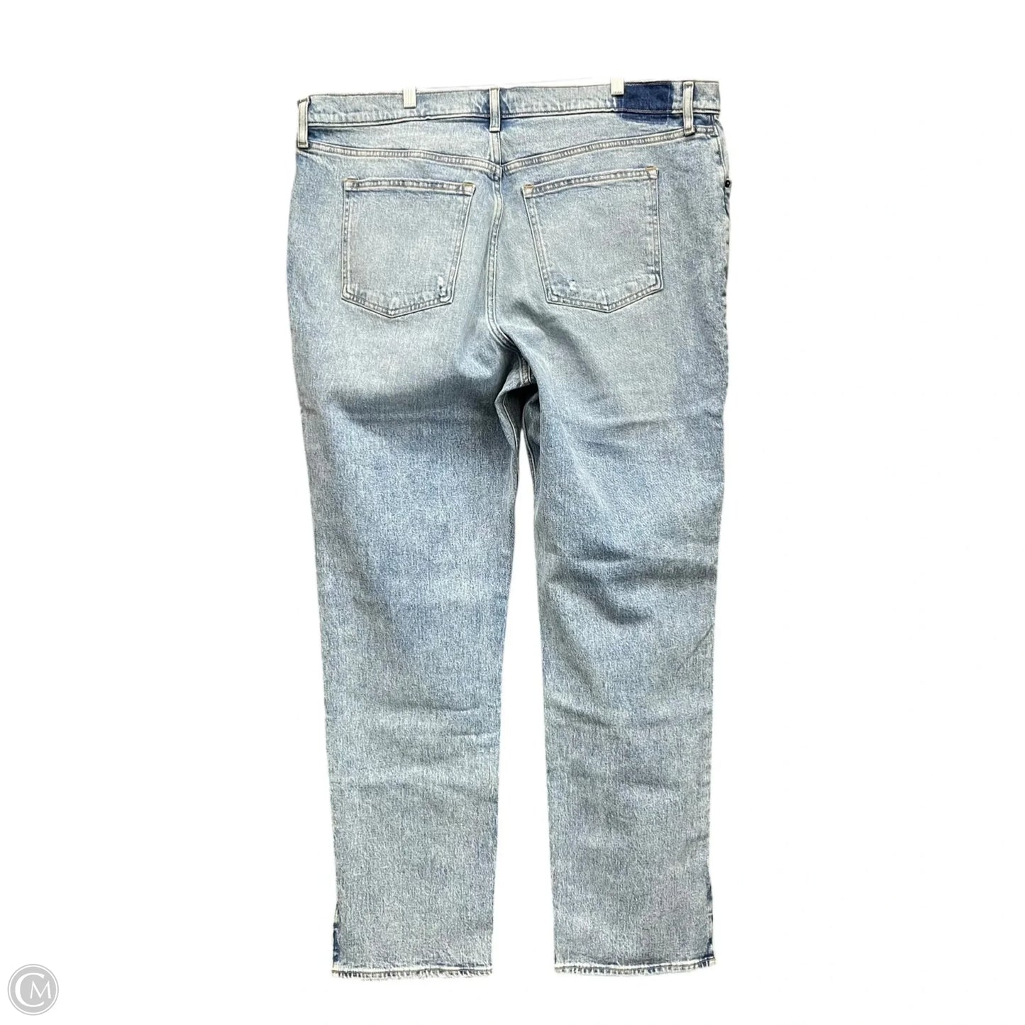Jeans Straight By Abercrombie And Fitch In Blue Denim, Size: 20